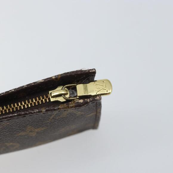 LOUIS VUITTON Monogram Bucket GM Accessory Pouch LV Auth 162752
